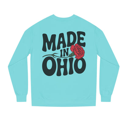 Made in Ohio Sweatshirt — Retro Floral State Pride Crewneck