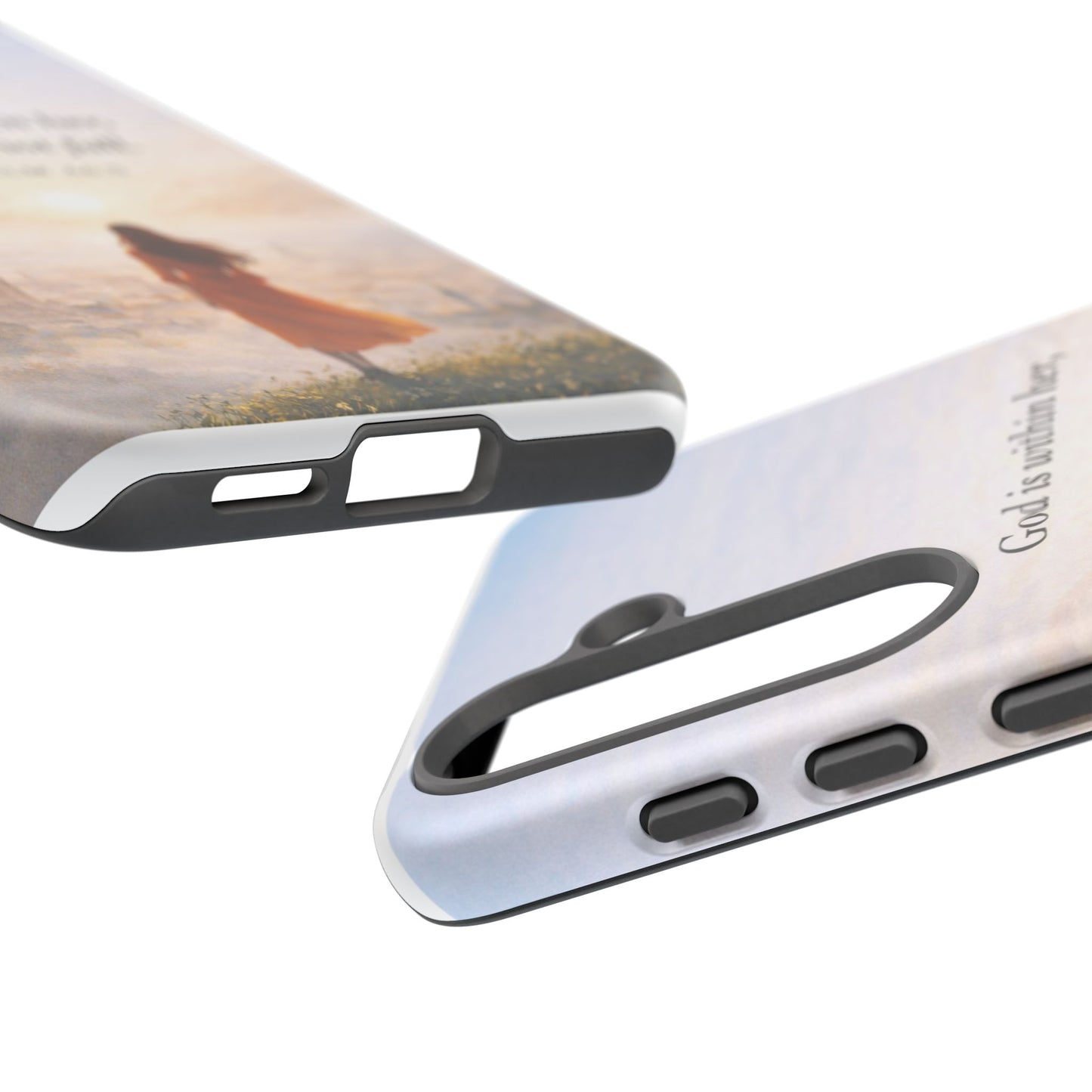 Inspirational Psalm 46:5 Phone Case — 'God is within her, she will not fall' Christian Phone Cover