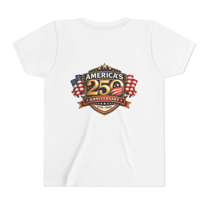 America's 250th Anniversary Youth Tee - Patriotic 1776–2026 Celebration Shirt