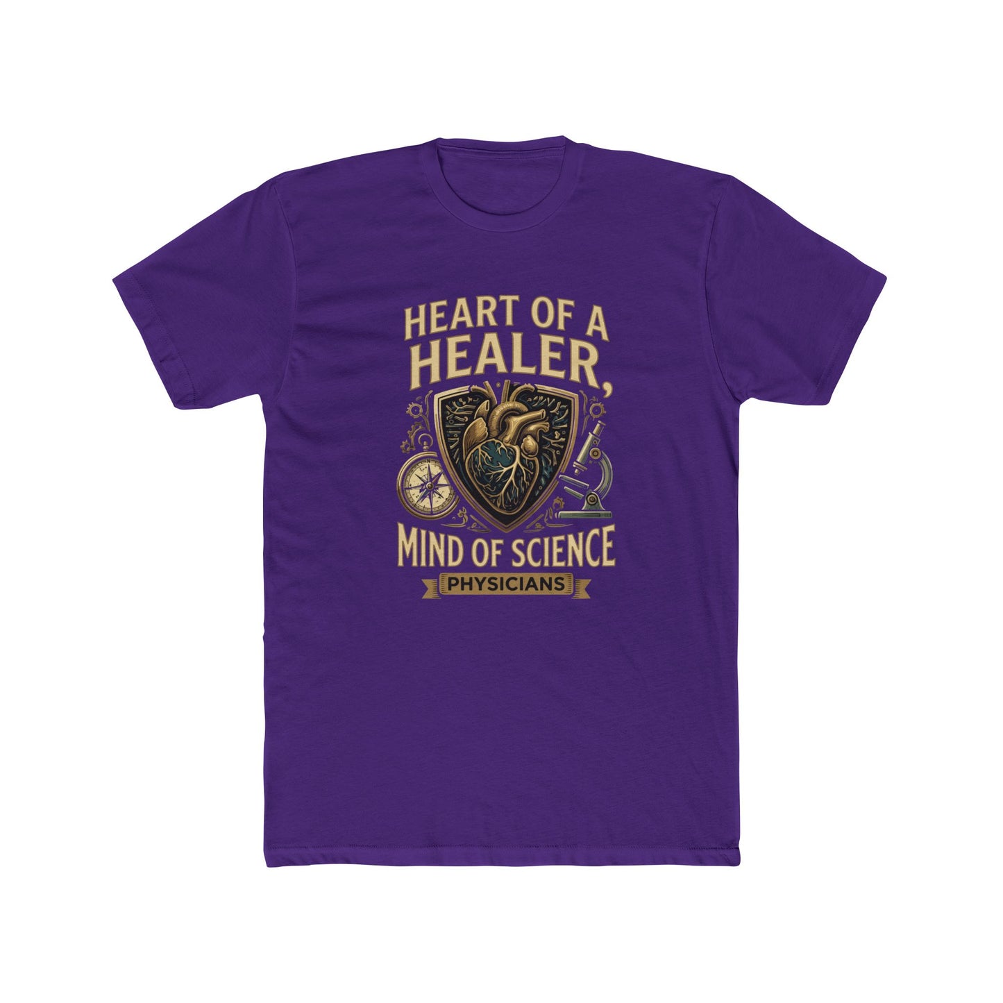 Physician T-Shirt — "Heart of a Healer, Mind of Science" Medical Tee
