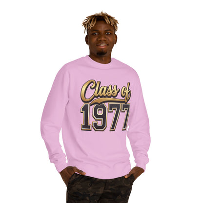 Class of 1977 Sweatshirt — Retro Graduation Reunion Crewneck