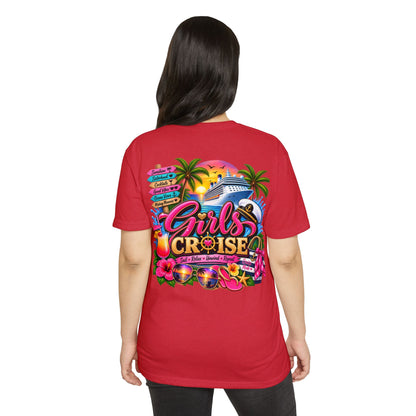 Girls Cruise T‑Shirt — Tropical Bachelorette & Vacation Tee