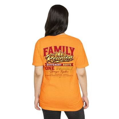 Family Reunion T-Shirt — "Different Roots, One Family" Matching Tee