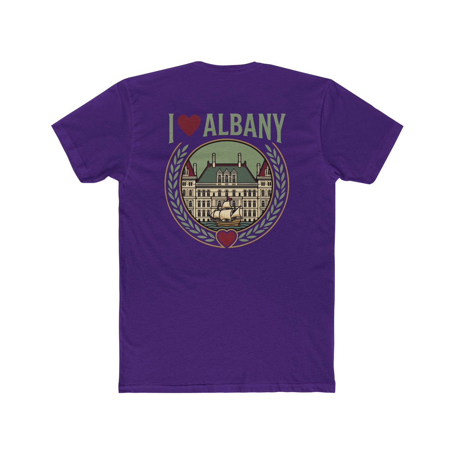 I  Albany T‑Shirt — Vintage Capitol Building City Pride Tee