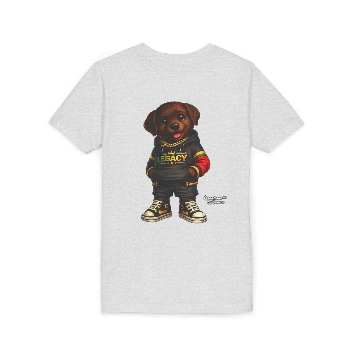 Youth Tee — Cute Rottweiler Puppy in 'Legacy' Hoodie Kids T‑Shirt