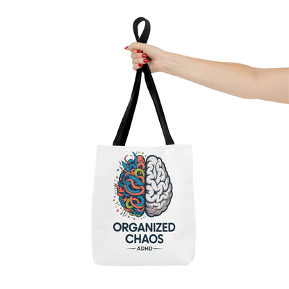 ADHD Tote Bag — "Organized Chaos" Brain Design