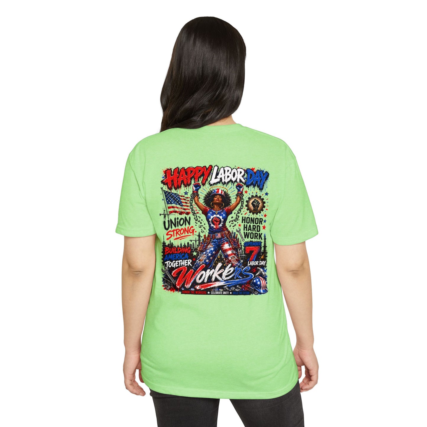 Happy Labor Day Workers T-Shirt — Union Strong, Honor Hard Work Tee