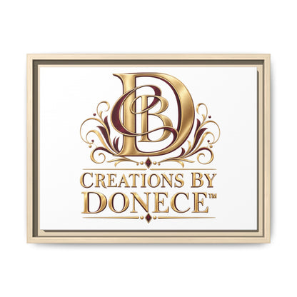 Framed Matte Canvas – Creations By Donece Logo Wall Art