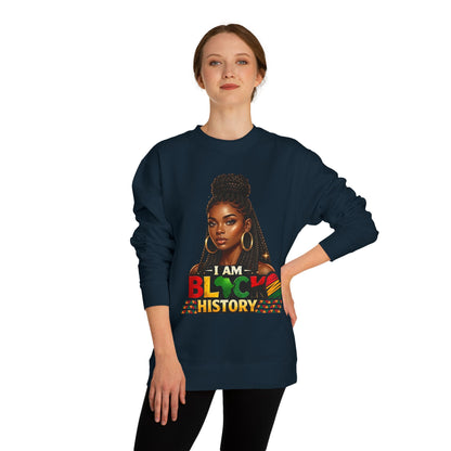 I Am Black History Sweatshirt — Afrocentric Black History Month Crewneck