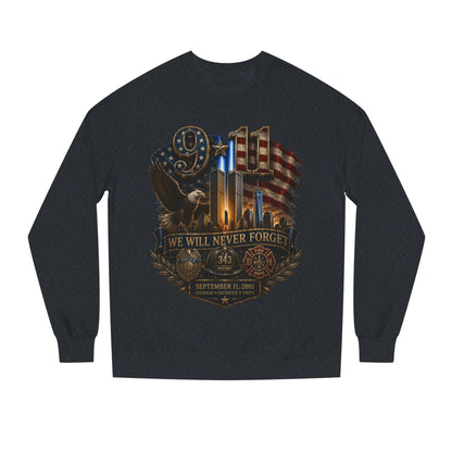 9/11 We Will Never Forget Memorial Sweatshirt