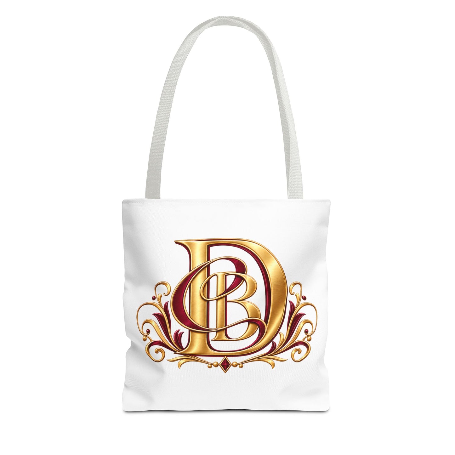Monogram D Gold Ornate Tote Bag