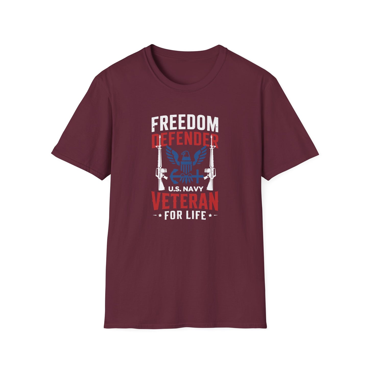Freedom Defender Veteran U.S. Navy For Life T‑Shirt