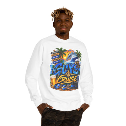 Guys Cruise Sweatshirt — Men’s Vacation Cruise Crewneck