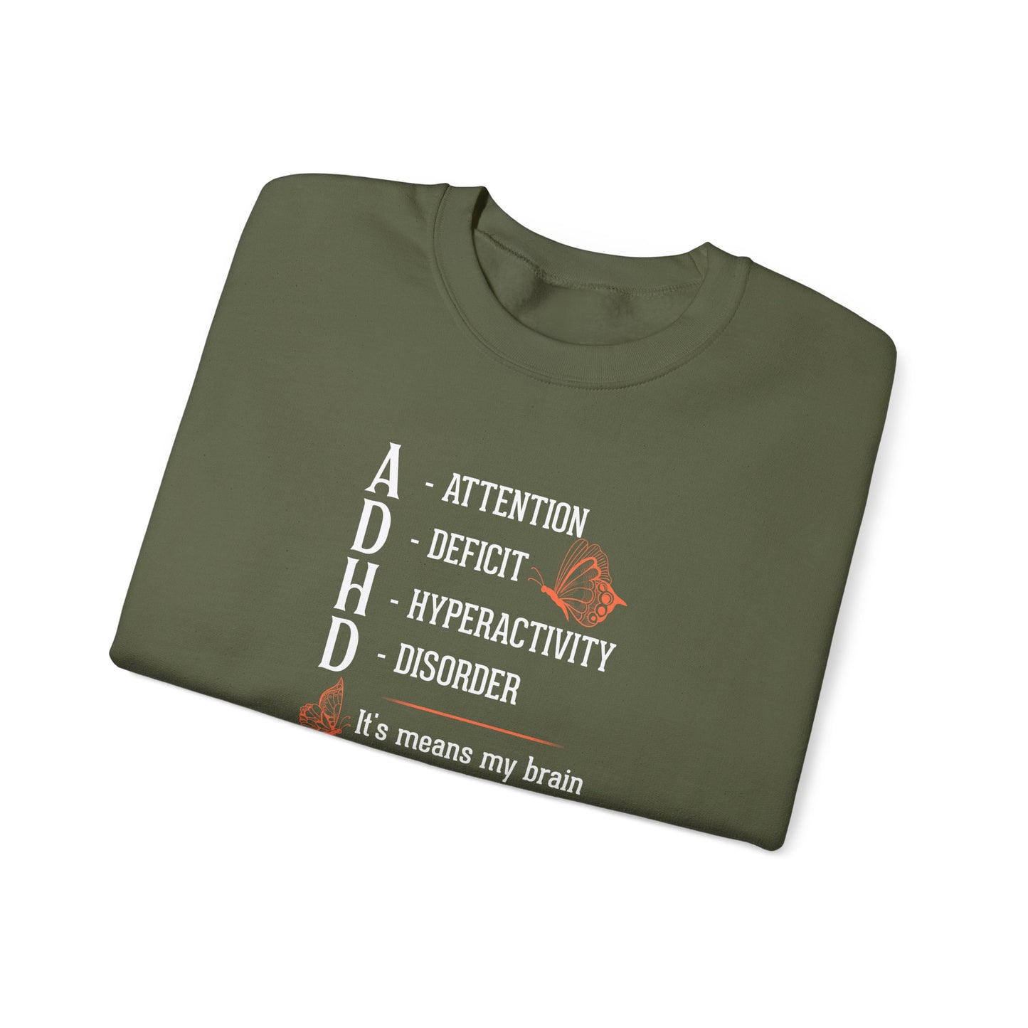 ADHD Awareness Crewneck Sweatshirt