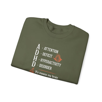 ADHD Awareness Crewneck Sweatshirt