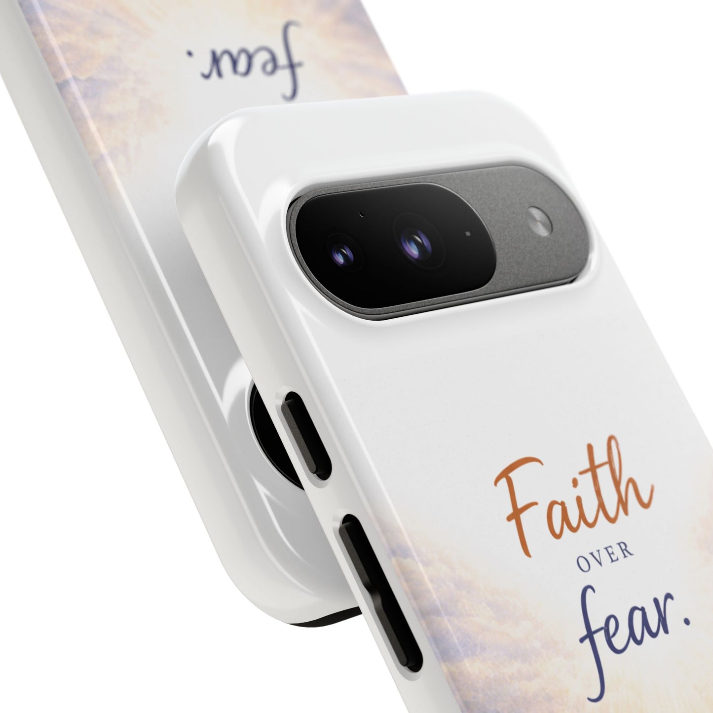 Faith Over Fear Phone Case — Inspirational Christian iPhone Cover