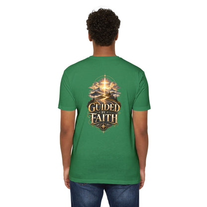 Guided by Faith T-Shirt — Christian Inspirational Tee