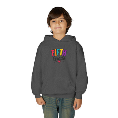 Fifth Grade Kids Hoodie - Colorful Back-to-School Sweatshirt for Students