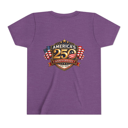 America's 250th Anniversary Youth Tee - Patriotic 1776–2026 Celebration Shirt
