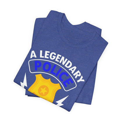 Retired Police Lieutenant T-Shirt — "A Legendary Police Lieutenant Has Retired"