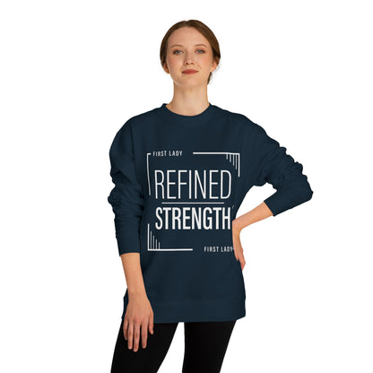 Refined Strength Sweatshirt — "First Lady" Graphic Crewneck