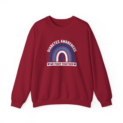 Diabetes Awareness We Fight Together Sweatshirt