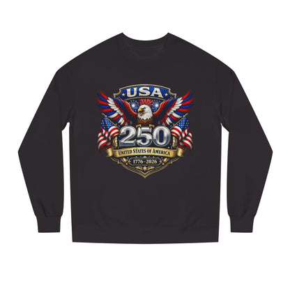 USA 250th Anniversary Eagle Sweatshirt — 1776-2026 Patriotic Crewneck