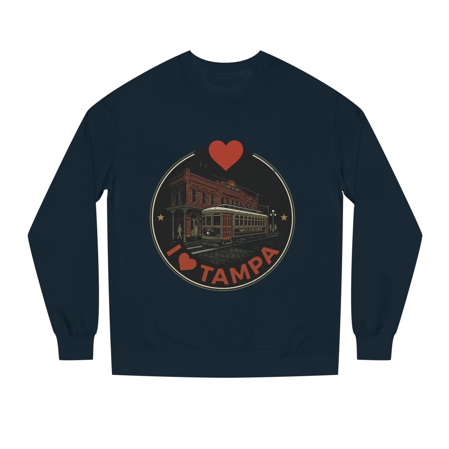 Tampa Sweatshirt — I  Tampa Vintage Streetcar Crewneck