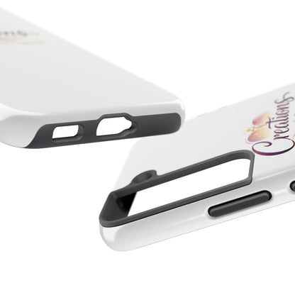 Tough Phone Case - "Creations by Donece" Logo Protective Cover
