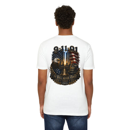 9/11 We Will Never Forget Memorial T-Shirt