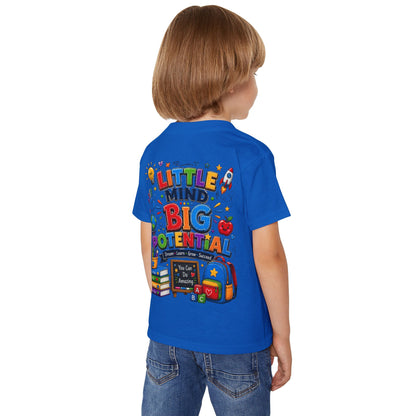 Toddler T‑Shirt — "Little Mind Big Potential" Back‑to‑School Graphic Tee