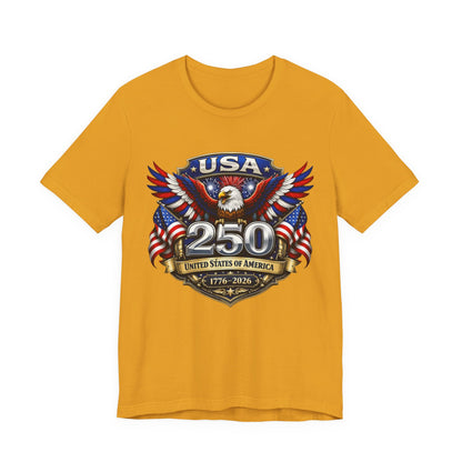 USA 250th Eagle T-Shirt — 1776–2026 Patriotic American Independence Tee