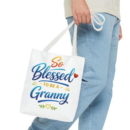 So Blessed to Be a Granny Tote Bag — Gift Tote for New Grandmothers