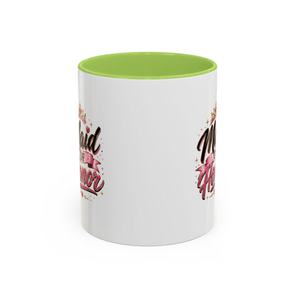 Maid of Honor Accent Coffee Mug — Bridal Party Gift (11/15oz)