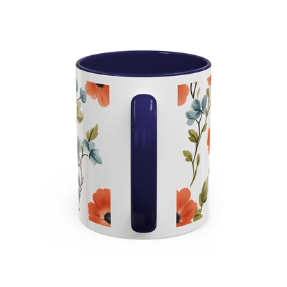 She Held My Hand Forever Floral Coffee Mug