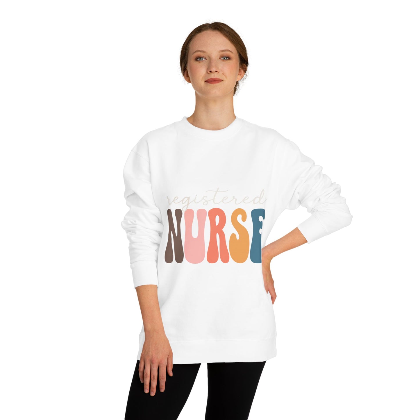 Registered Nurse Retro Crewneck Sweatshirt