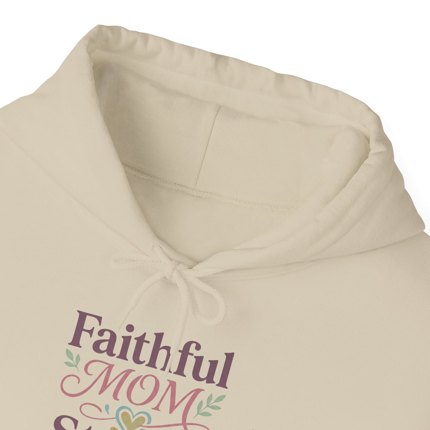 Faithful Mom Strong Heart Hoodie