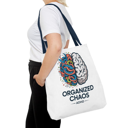 ADHD Tote Bag — "Organized Chaos" Brain Design