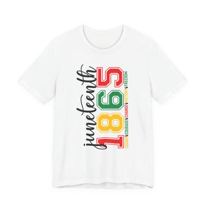 Juneteenth 1865 T-Shirt — Black History Celebration Tee