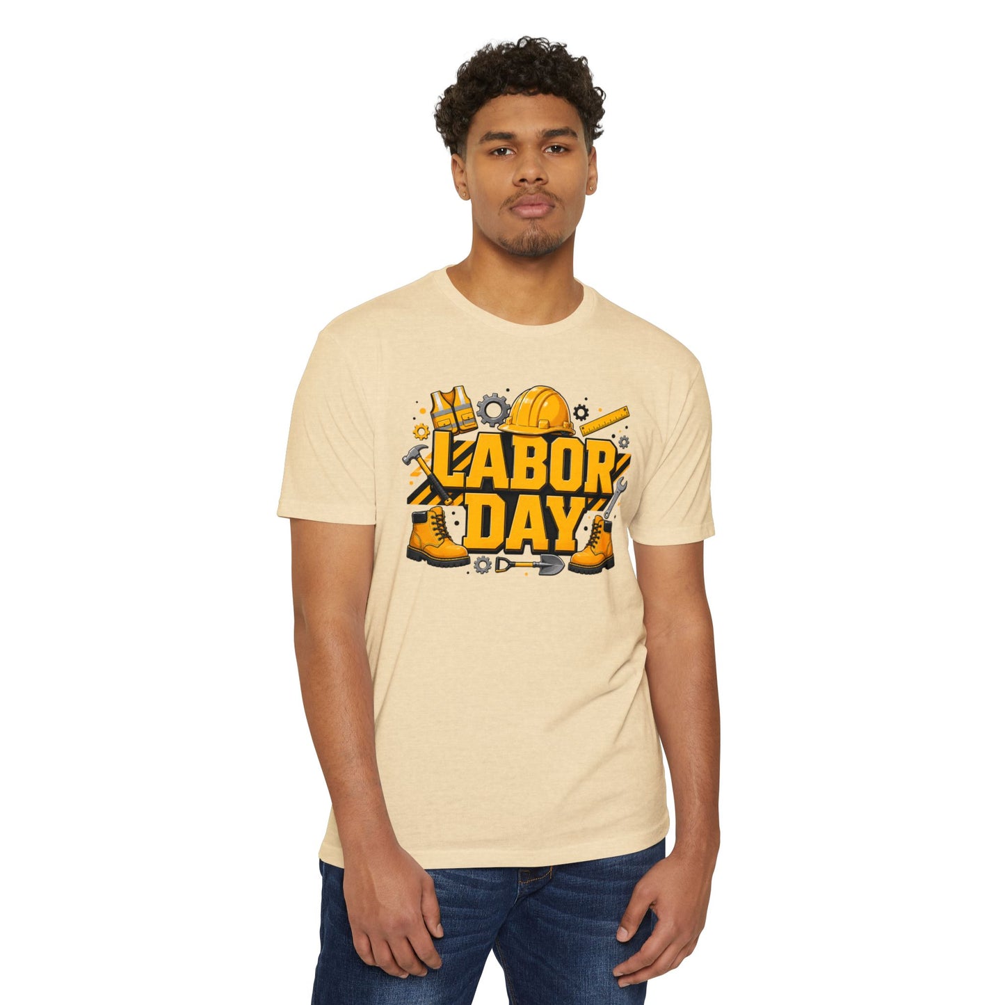 Labor Day T-Shirt — Construction Tools Graphic Tee