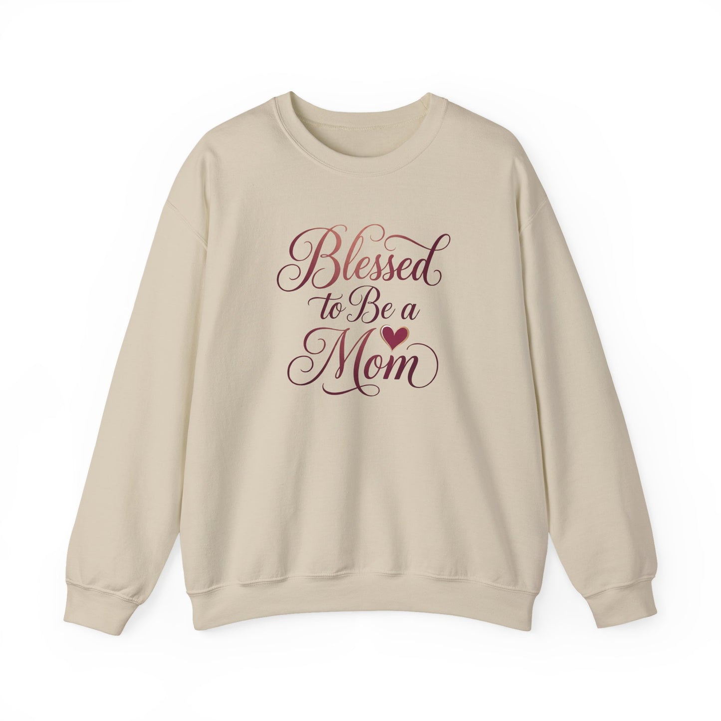 Blessed to Be a Mom Crewneck Sweatshirt