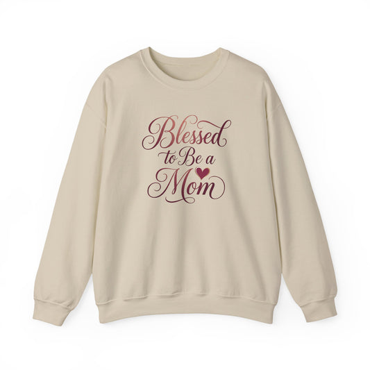 Blessed to Be a Mom Crewneck Sweatshirt
