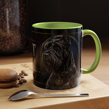 Giant Schnauzer Coffee Mug — Bold Black Accent 11/15oz