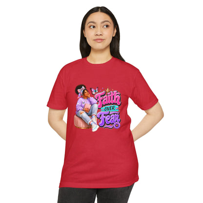 Faith Over Fear T‑Shirt — Inspirational Christian Graphic Tee