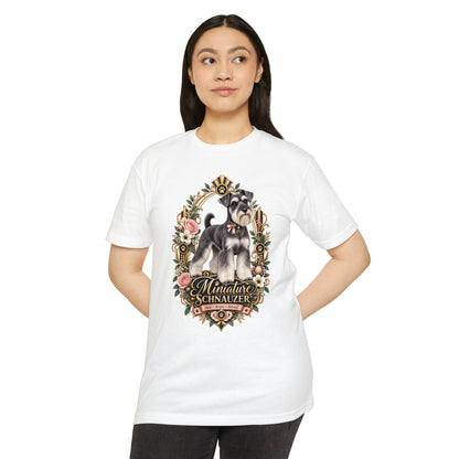 Miniature Schnauzer Floral Tee