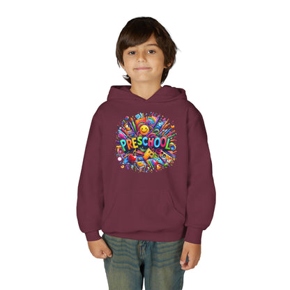 Preschool Kids Hoodie — Colorful Back-to-School Preschool Design