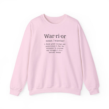 Warrior Definition  Sweatshirt