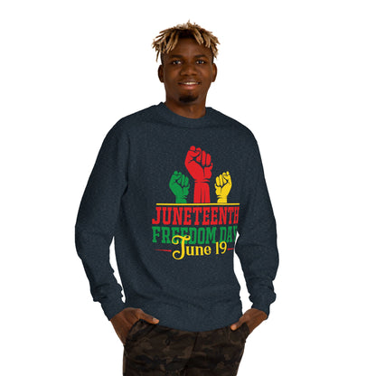 Juneteenth Freedom Day Sweatshirt — June 19 Celebration Crew