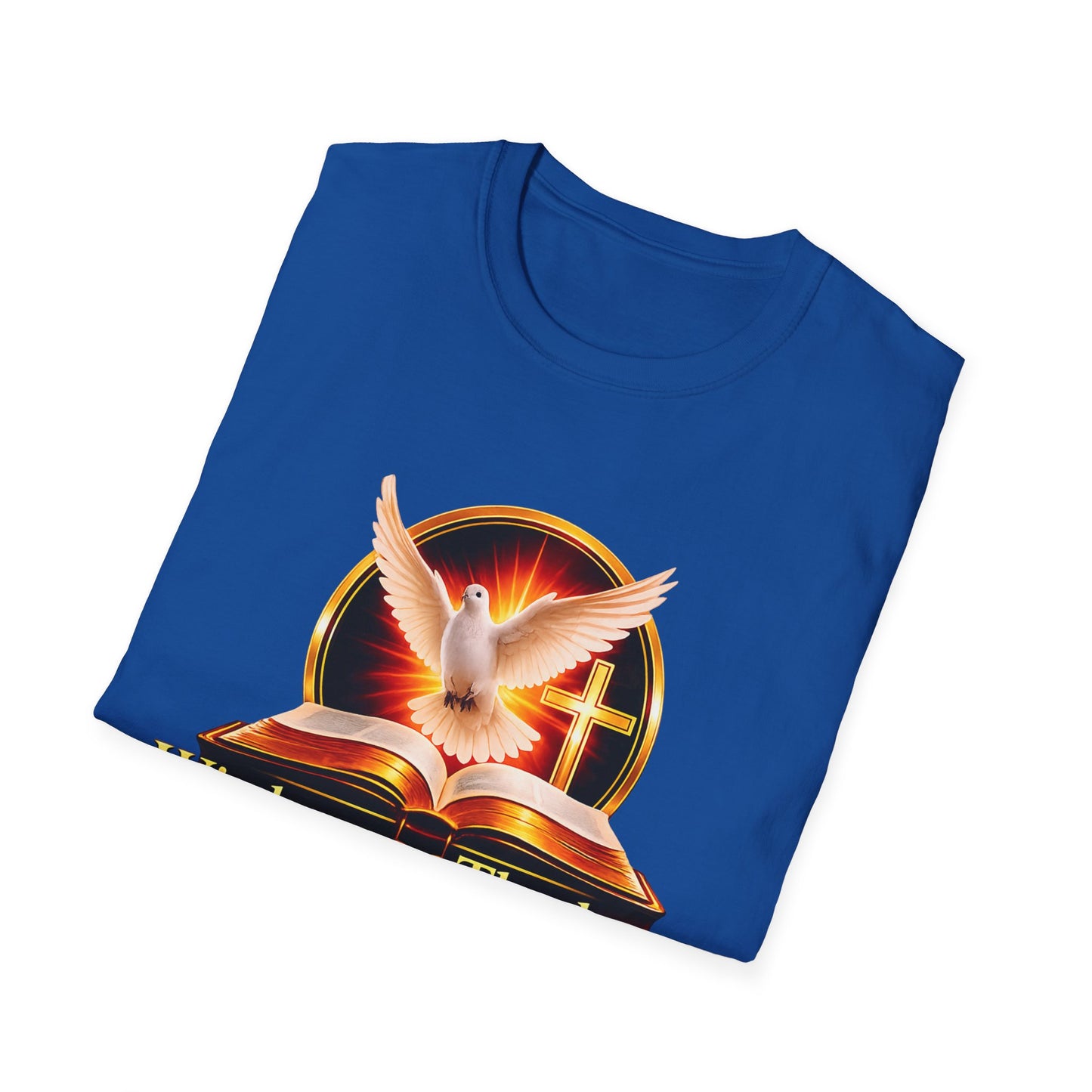 Wisdom and Theology T-Shirt — Dove, Bible & Cross Christian Tee