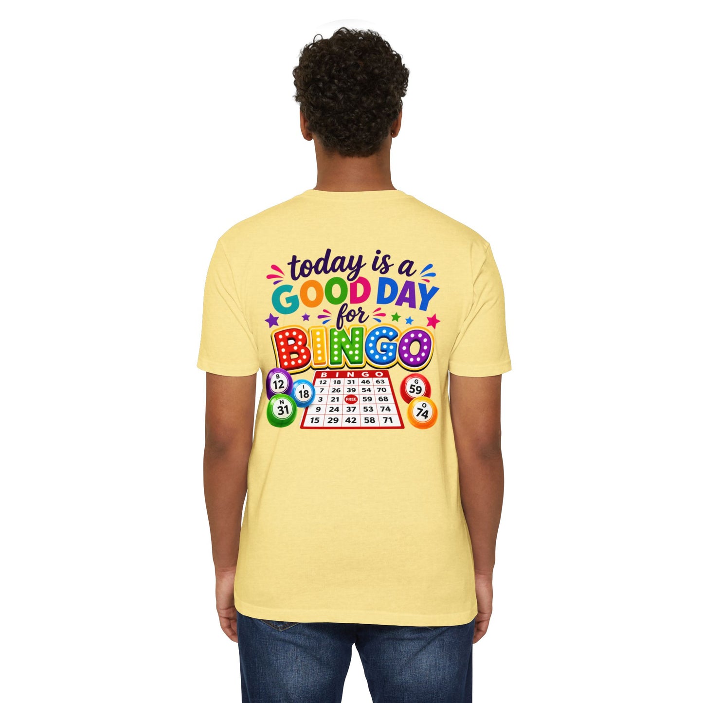 Bingo T-Shirt — "Today Is a Good Day for Bingo" Colorful Game Night Tee